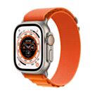 Apple Watch Ultra GPS + Cellular Koperta 49mm z Tytanu z Opaska Alpine w kolorze pomarańczowym - rozmiar S