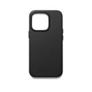 Mujjo Full Leather Case - etui skórzane do iPhone 14 Pro kompatybilne z MagSafe czarne
