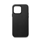 Mujjo Full Leather Case - etui skórzane do iPhone 14 Pro Max kompatybilne z MagSafe czarne