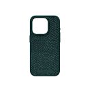 Njord byELEMENTS Salmon Leather Etui do iPhone 15 Pro z MagSafe - Zielone