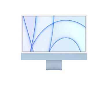 Apple iMac 24" 4,5K Retina M1 8-core CPU + 8-core GPU / 8GB / 256GB SSD / Gigabit Ethernet / Niebieski (Blue) - 2021