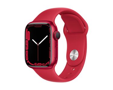 Apple Watch Series 7 41mm GPS Koperta z aluminium w kolorze (PRODUCT)RED z paskiem sportowym w kolorze (PRODUCT)RED - Outlet