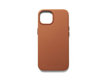 Mujjo Full Leather Case - etui skórzane do iPhone 14 kompatybilne z MagSafe brązowe