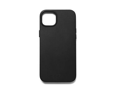 Mujjo Full Leather Case - etui skórzane do iPhone 14 Plus  kompatybilne z MagSafe czarne