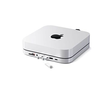 Satechi USB-C Aluminiowy stojak HUB do Mac Mini Srebrny (Silver)