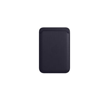 Skórzany portfel z MagSafe do iPhone’a – atramentowy