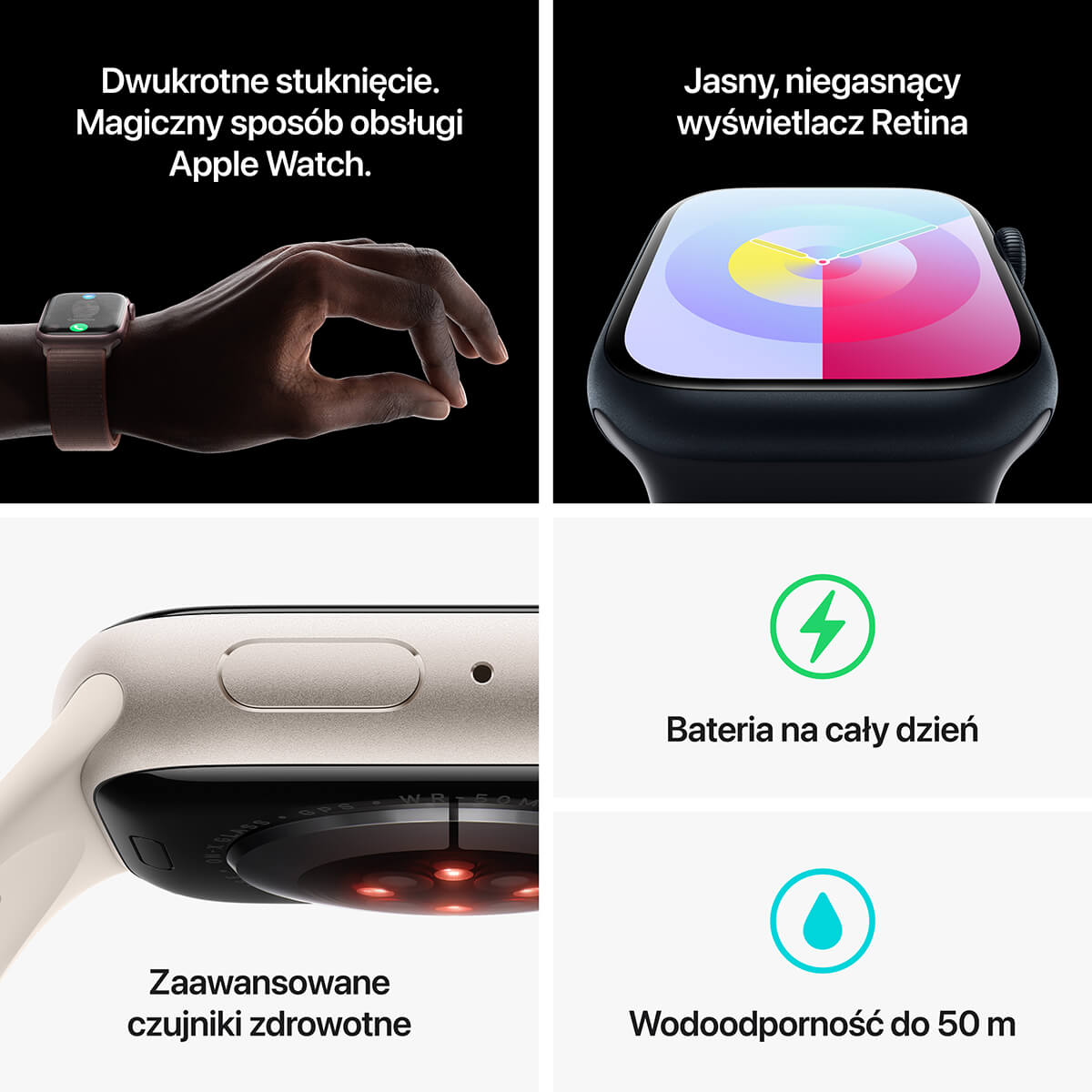 Apple Watch Series 9 - funkcje